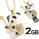 Colar de PANDA Pendrive 2 GB