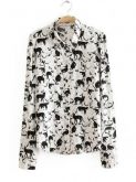 Blusa estampa de gato
